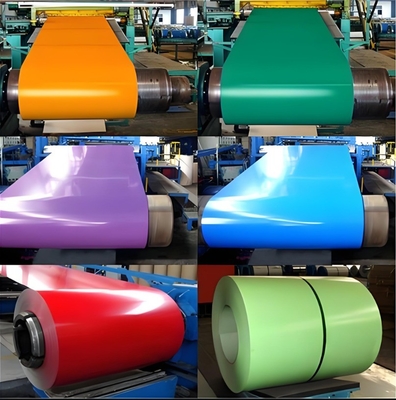 Bobinas de acero PPGI con peso de bobina de requerimiento personalizado y color RAL de personalización