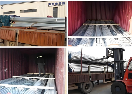 KS Certificado ASTM AISI Acero galvanizado redondo tubo hueco tubo de hierro 1-12m de longitud