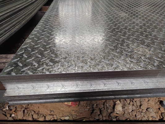 Q235 MS Hoja de acero de diamante para la fabricación de herramientas pequeñas y A36 HR Hoja de hierro a cuadros