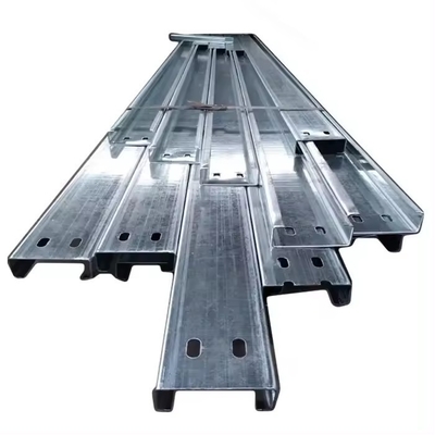 ± 1% Tolerancia de acero en forma de C galvanizado en caliente sin aleación para materiales de construcción