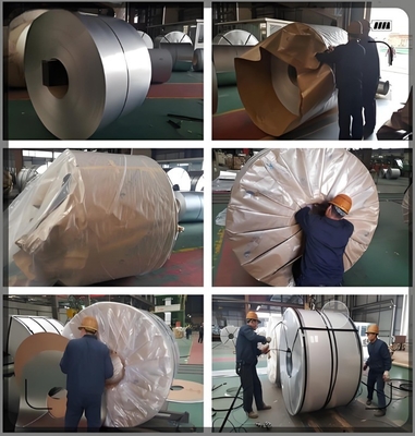 Envase de acero galvanizado pre-pintado PPGI recubierto de color para la fabricación de láminas corrugadas