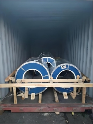 Envase de acero galvanizado pre-pintado PPGI recubierto de color para la fabricación de láminas corrugadas