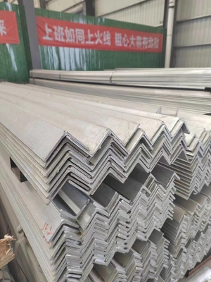 ASTM A36 A53 Q235 Q345 Acero galvanizado de ángulo igual de carbono