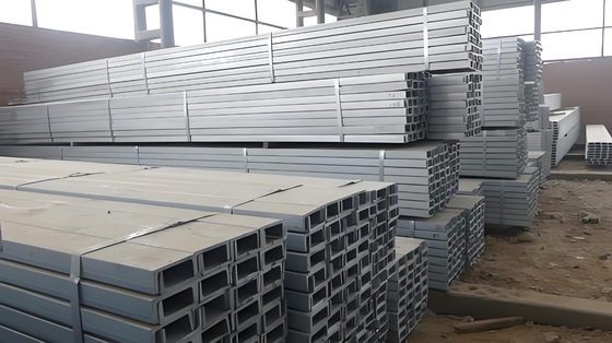Acero inoxidable laminado en caliente Unistrut canal U canal de peso con servicio de descoiling