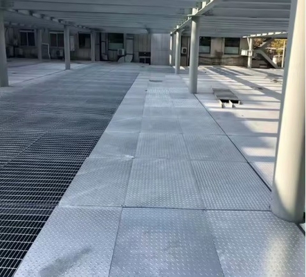 Placa de cubierta de canaleta de acero galvanizado por inmersión en caliente personalizada para campo de minas