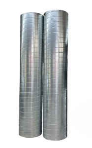 Conducto de aire galvanizado en espiral para necesidades de aire acondicionado de dormitorio de diseño industrial