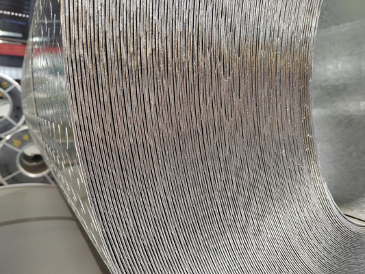 Coilar de patrón en relieve de flores precotizadas de plata para estructura de arco modular