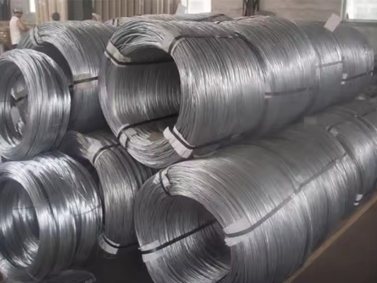Servicio de soldadura y tolerancia ± 1% para alambre galvanizado de bobina de 6 mm-12 mm