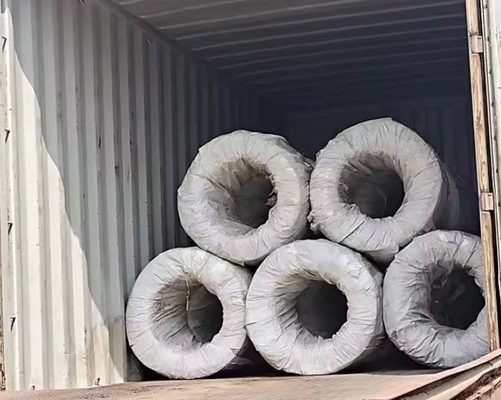 Servicio de soldadura y tolerancia ± 1% para alambre galvanizado de bobina de 6 mm-12 mm