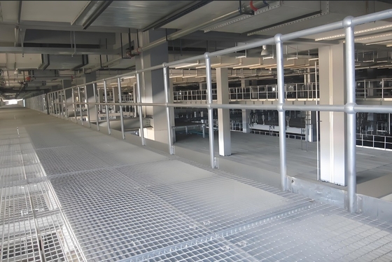 Accesorio de rejilla de acero galvanizado de trabajo pesado para aplicaciones industriales