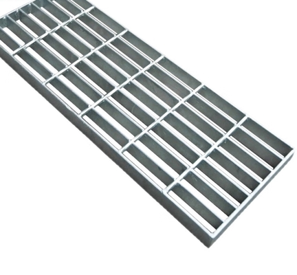Capa de rejilla de acero galvanizado para plataformas en alta mar con tramo de barra transversal de 50 mm