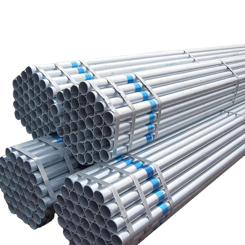 Tubo de acero galvanizado SC JDG roscado KBG tubo de pared delgada 4m tubo de alambre metálico