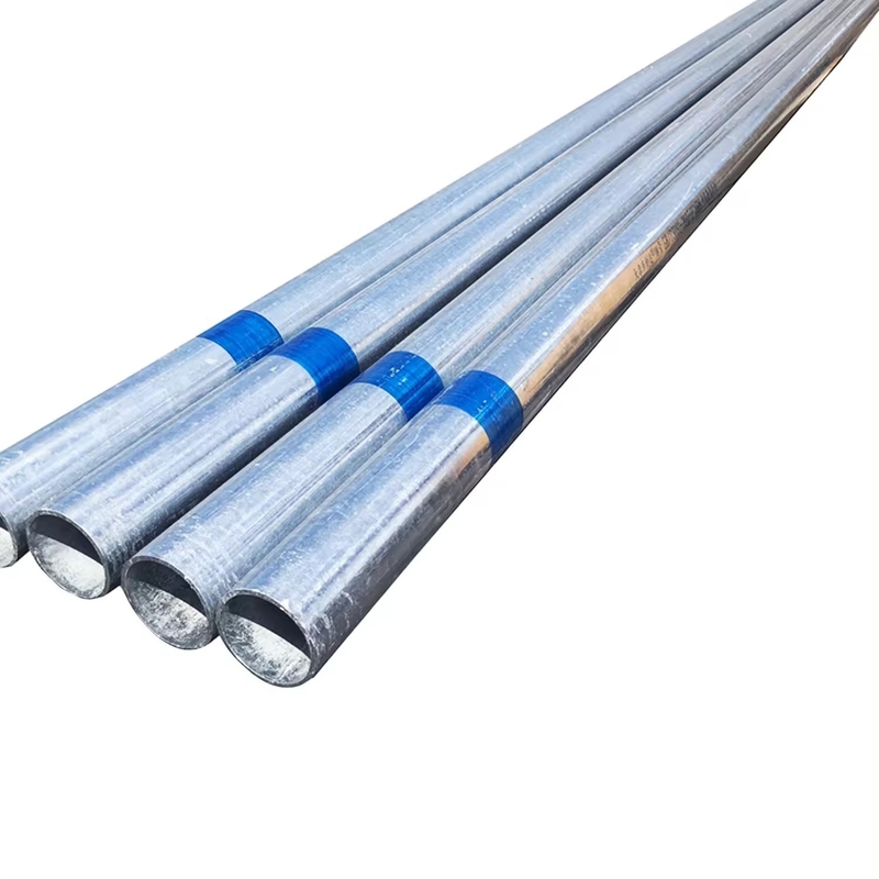 KS Certificado ASTM AISI Acero galvanizado redondo tubo hueco tubo de hierro 1-12m de longitud