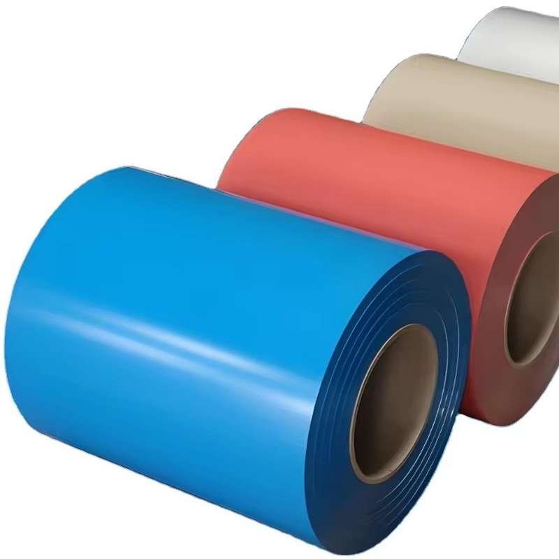 Ancho personalizado bobinas de acero recubiertas de color con Z81-Z120 recubrimiento de acero galvanizado