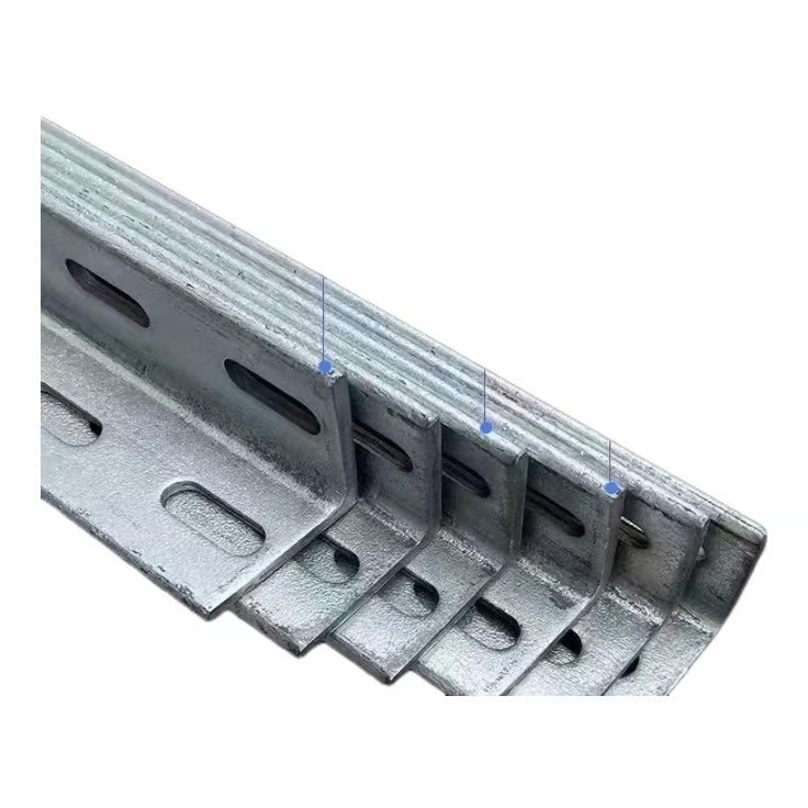Lintel de acero perforado galvanizado laminado en caliente con agujeros de perforación/ barra de hierro con ranuras